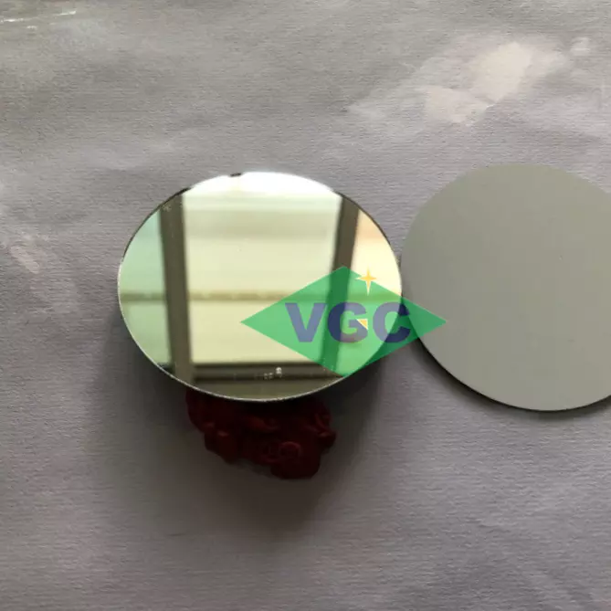small round glass mirror for cosmetics