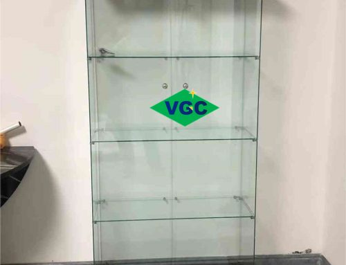 Hot Sell Glass Furniture Tempered Glass Display Cabinet from VGC is your Best Choice