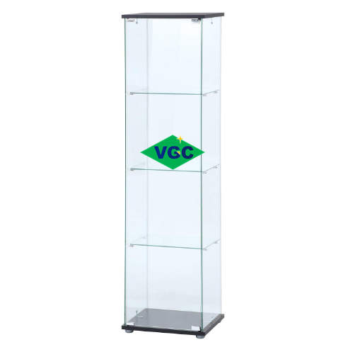 One Door Tall Glass Cabinet