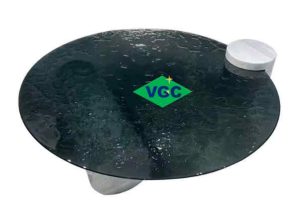 textured CBD GLASS TABLE TOP