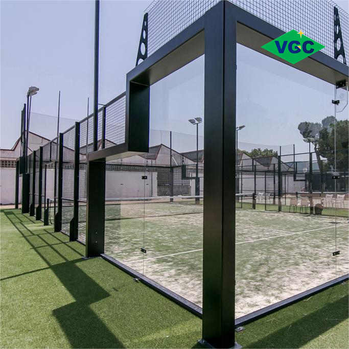 Tempered Glass For Padel Court Construction