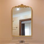 wall luxury gold mirror